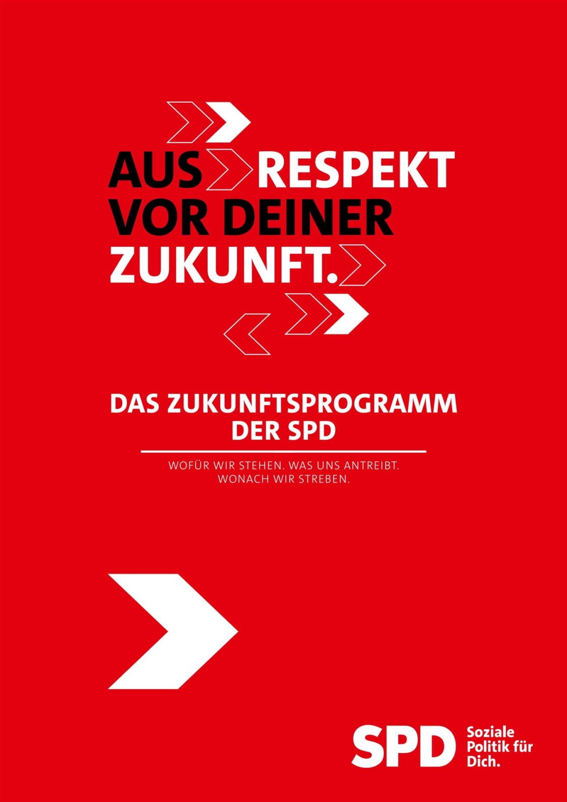 Das SPD Zukunftsprogramm als PDF zum Download mit einem KLICK 